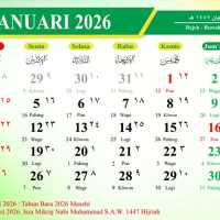 Usai Tahun Baru, ini jadwal libur Januari 2026, ada long weekend