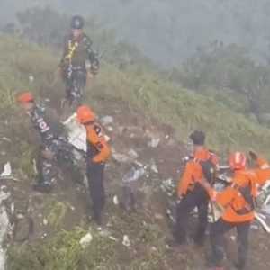 Tim SAR temukan korban kedua pesawat ATR 500 di jurang 500 m: jenis kelamin perempuan