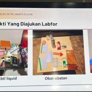 Polisi beber barang bukti dari kamar Lula Lahfah, ada tabung Whip Pink