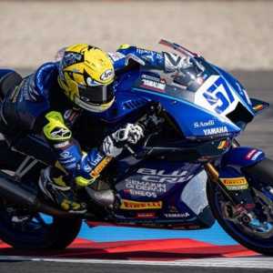 Sejarah! Start di posisi buncit, pebalap Indonesia Aldi Satya finis kedua di WSSP