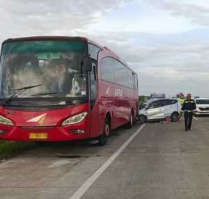 Kecelakaan maut bus Agra Mas dan Calya di Tol Pejagan, 4 pemudik tewas