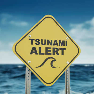 Peringatan dini tsunami dicabut, 5 kota sempat diterjang tsunami imbas gempa 7.6 M
