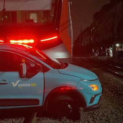 Sopir taksi listrik Green SM yang tertemper KRL di Bekasi Timur jadi tersangka