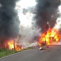 Kecelakaan maut bus ALS vs truk tangki di Musi Rawas Sumsel, 16 orang tewas