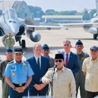Daftar alutsista yang diserahkan Prabowo ke TNI: Jet Rafale hingga Falcon 8X