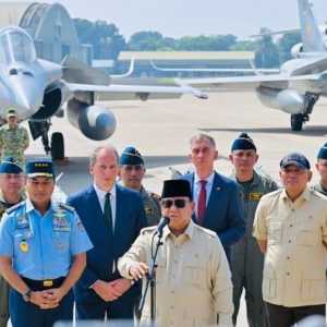 Daftar alutsista yang diserahkan Prabowo ke TNI: Jet Rafale hingga Falcon 8X