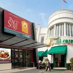 Restoran Padang Pagi Sore logo merah vs logo hijau, mana yang asli?