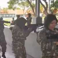 Viral calon manajer Kopdes latihan militer bawa senjata, ini respons Istana