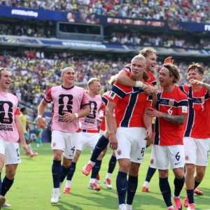Norwegia depak Brasil dari Piala Dunia 2026, Haaland cetak brace