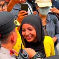 Sosok Fathimah Azzahra, Wakil Ketua BEM UI yang lantang hadapi polisi saat demo