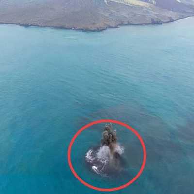 Daratan misterius 30 ha muncul usai erupsi Anak Krakatau, calon Cucu Krakatau?