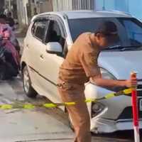 Viral ASN Pekalongan terjang jalan baru dicor, siap-siap kena sanksi