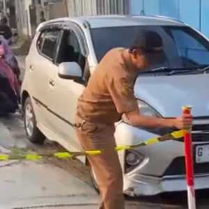 Viral ASN Pekalongan terjang jalan baru dicor, siap-siap kena sanksi