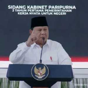 Kabinet Merah Putih disebut gemuk, Prabowo: RI sebesar Eropa, di sana ada 30 kabinet